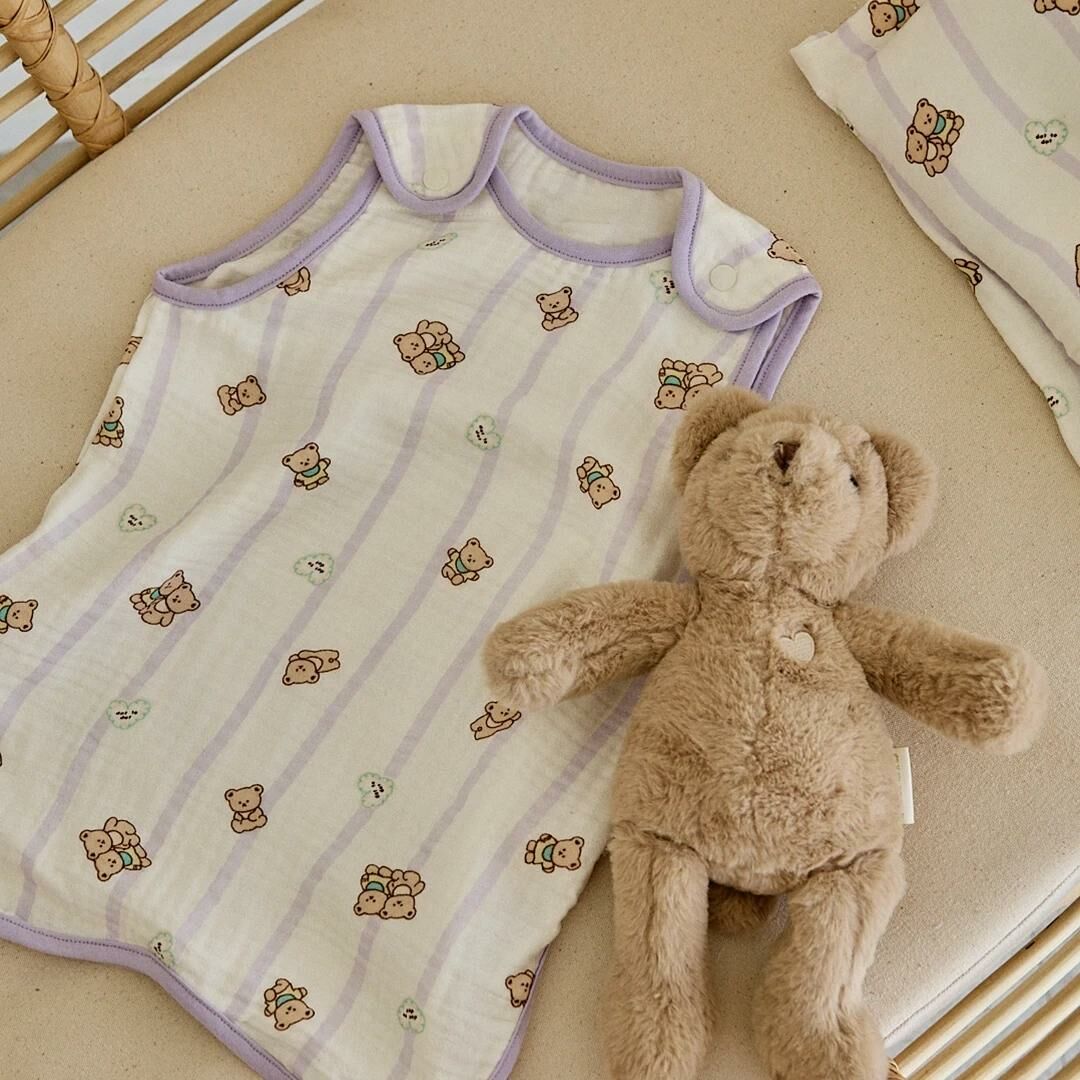 Milky baby牛奶寶貝拉拉手系列-莫代爾三重紗睡眠馬甲