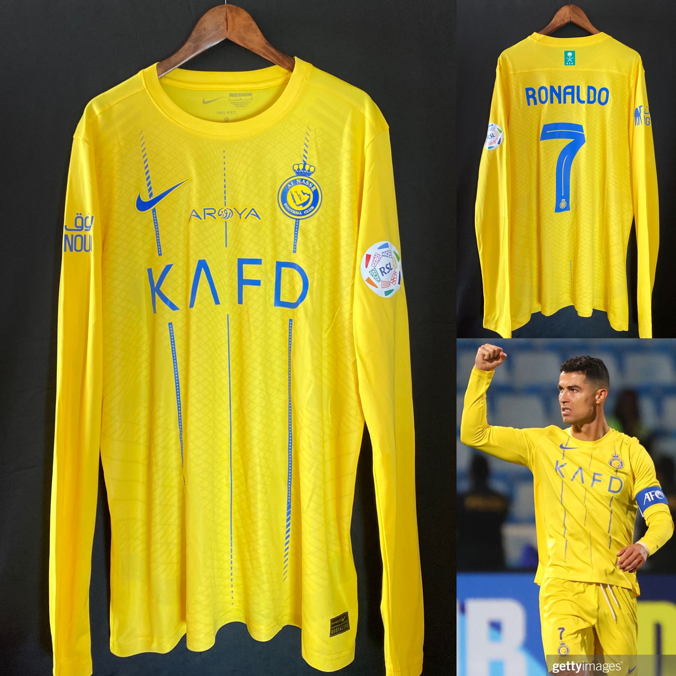 (球員版) 艾納斯 2023-2024 Nike 主場長袖球員版球衣 #7 RONALDO