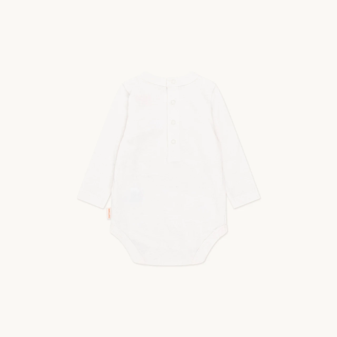 TINYCOTTONS│Rabbit body星星兔包屁衣．Light cream heather