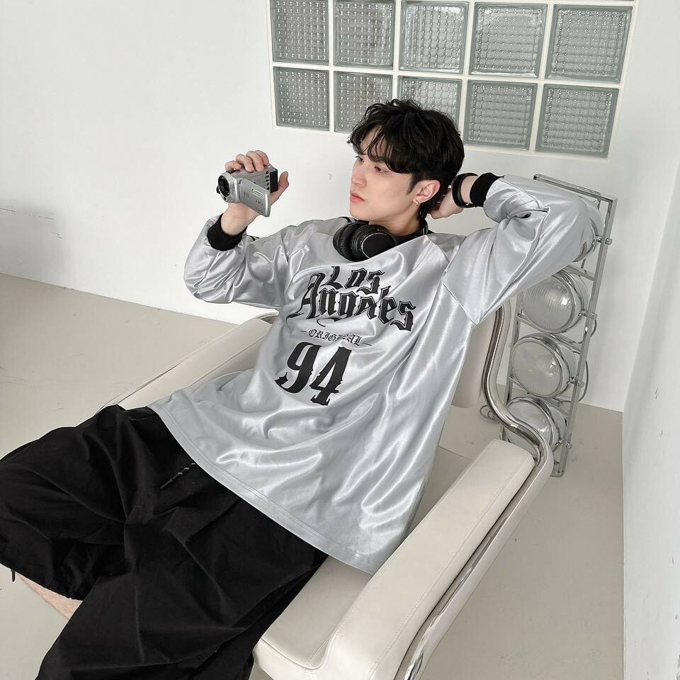 液態金屬感哥德體球衣 (3colors)