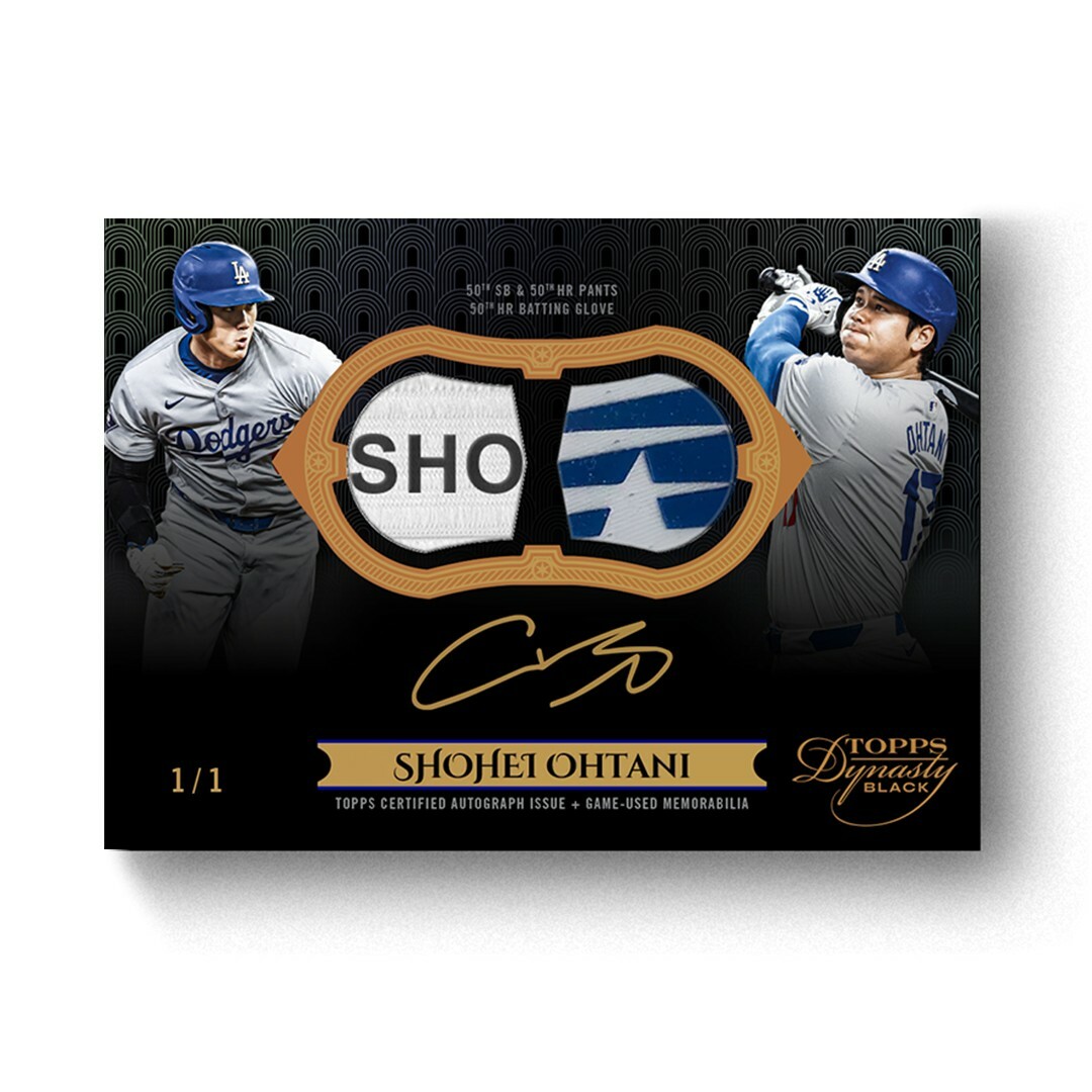 限時限量＞Topps Now 球員卡Shohei Ohtani 50轟50盜紀念卡包盲包紀念球員卡