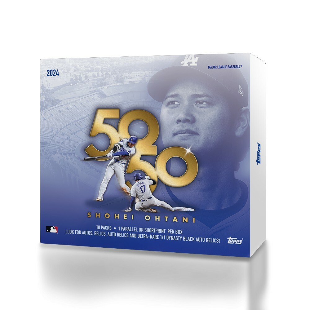 ＜限時限量＞Topps Now 球員卡 Shohei Ohtani 50轟50盜 紀念卡包 盲包 紀念球員卡 一包五張