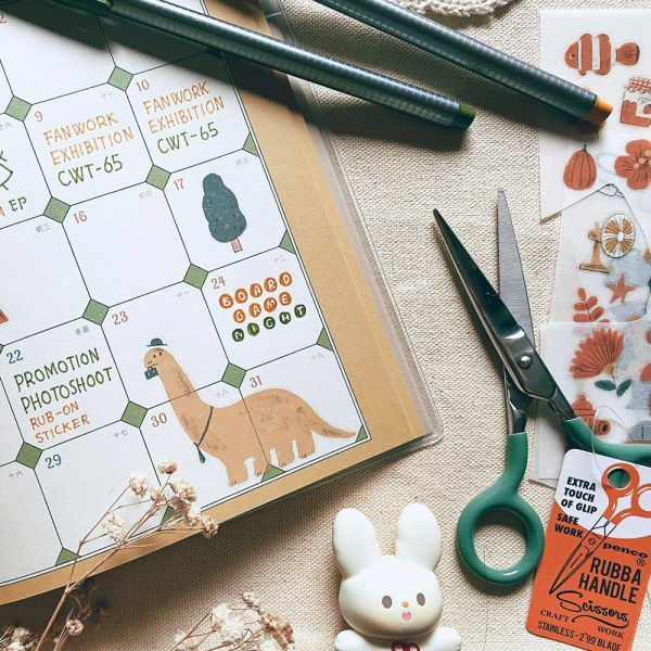 RESIDENTS 3入感壓 轉印貼紙｜迪夢奇 Dimanche