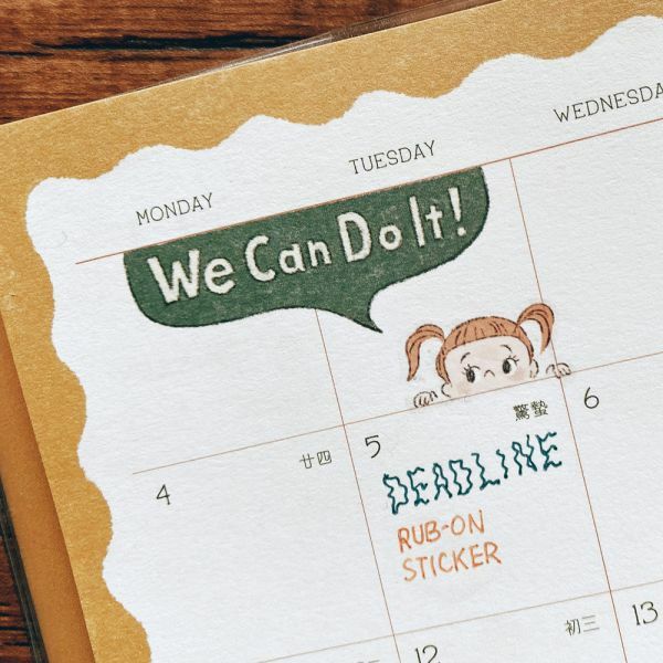 躲貓貓 3入感壓 轉印貼紙｜迪夢奇 Dimanche