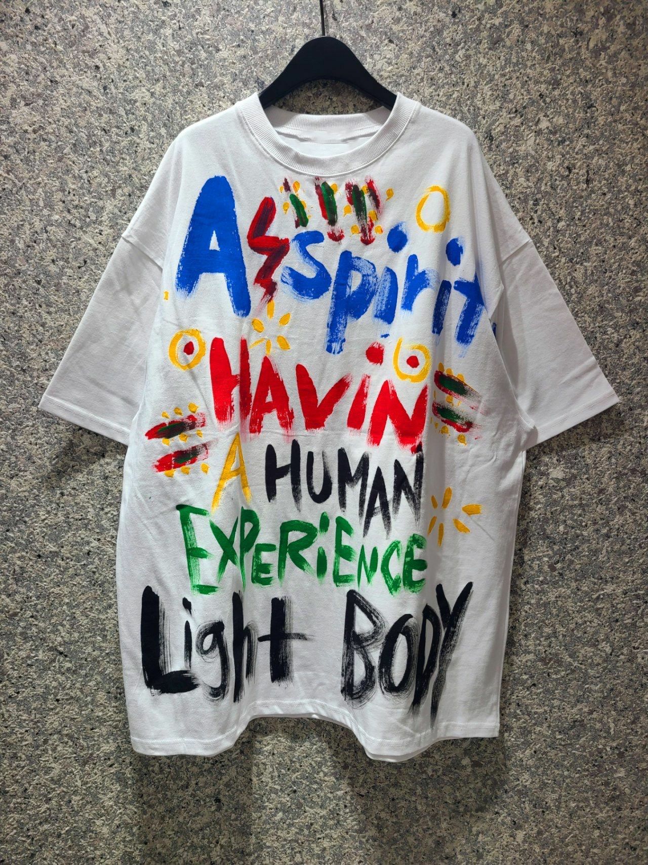 OverSize塗鴉英文字短袖Tee T5593