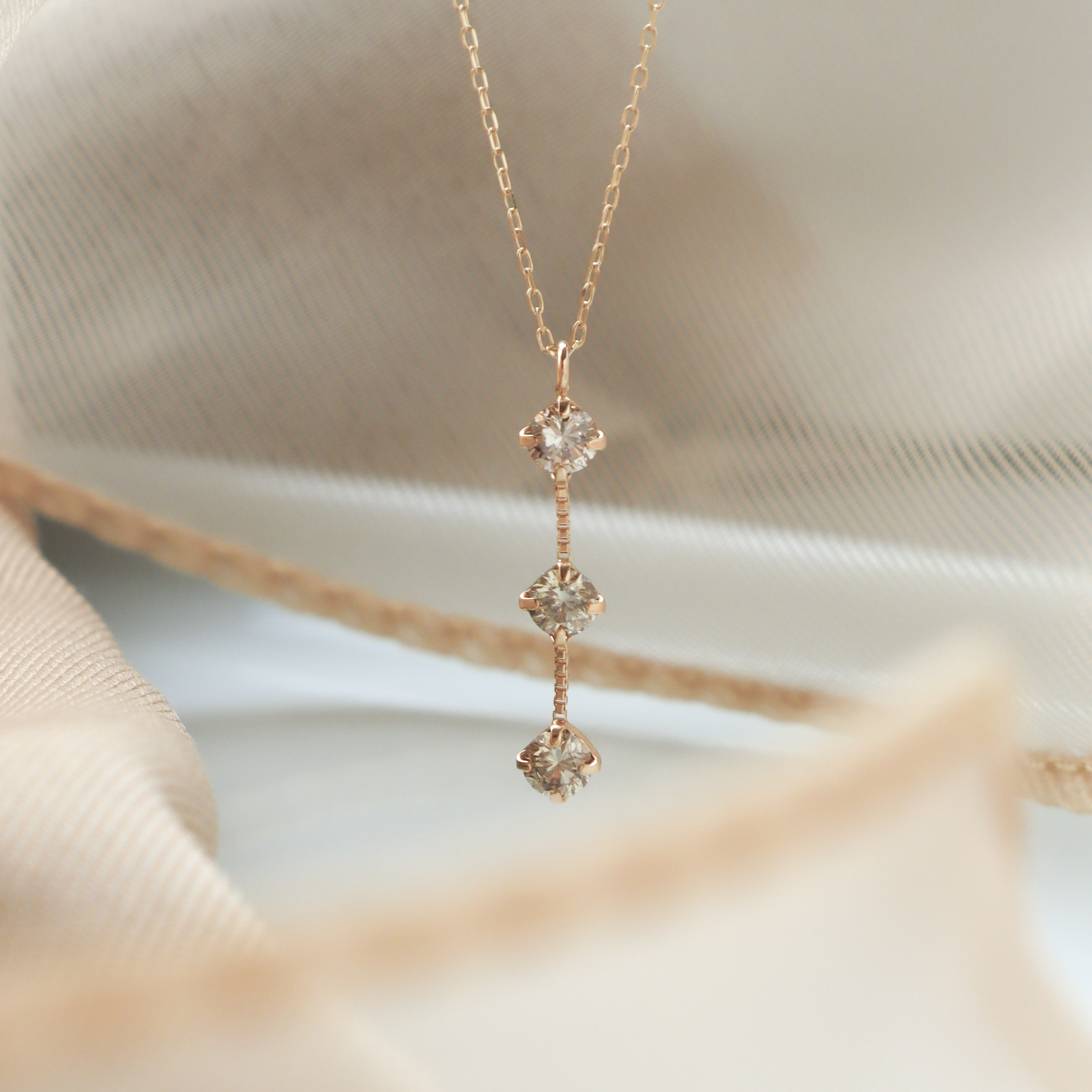 18K/漫語流星真鑽墜鍊