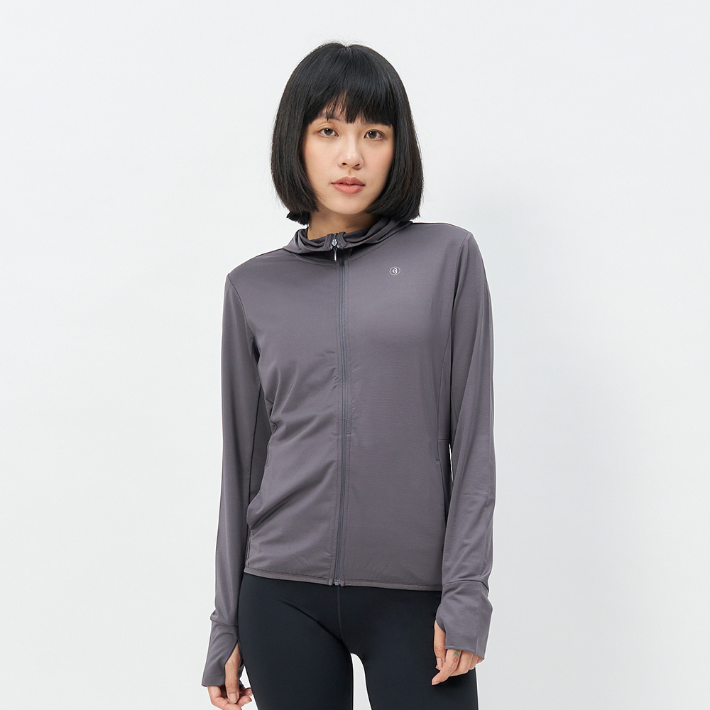 TBA Cool Up Jacket 女 大象灰 連帽 輕薄 透氣 運動 訓練 外套 TBAW213CT01-GY