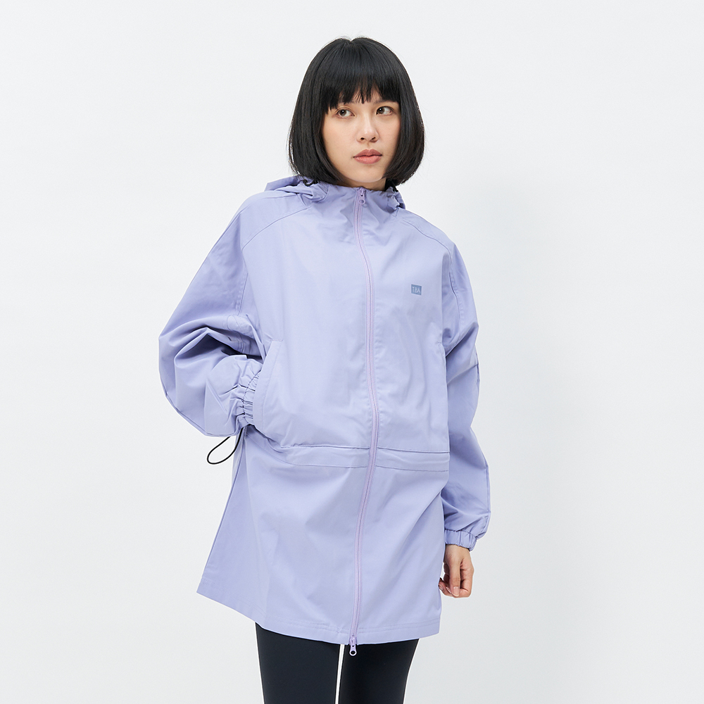 TBA Venus Wind Jacket 女 迷迭紫 連帽 防風 防潑水 中長版 外套 TBAW214JK01-VY