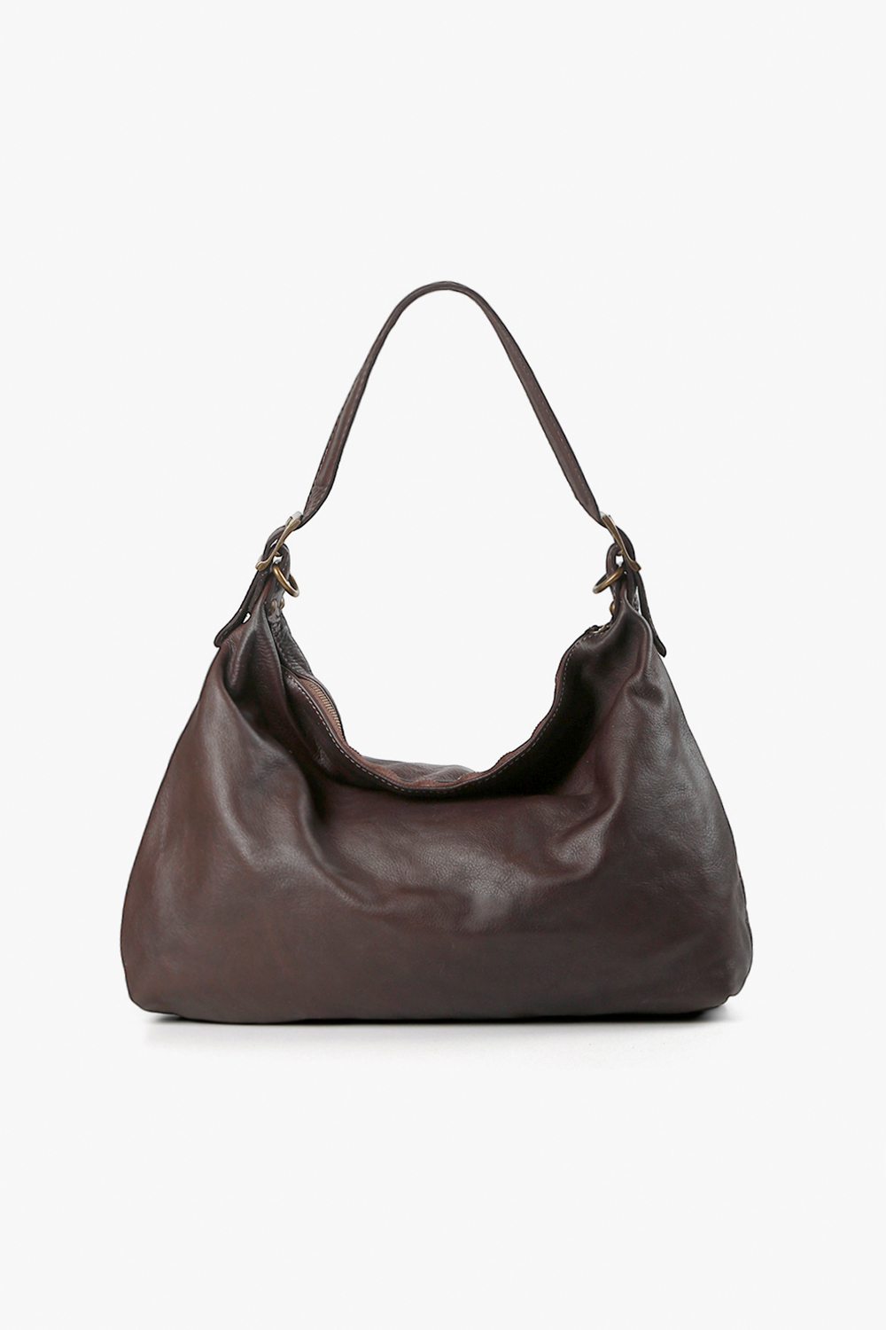 Ana 極簡方型側背包 咖啡