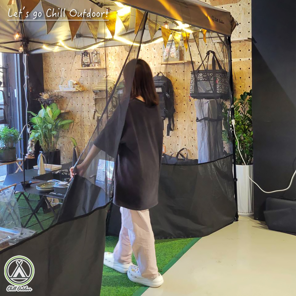 Chill Outdoor 客廳帳磁吸紗門〔速開客廳帳配件〕