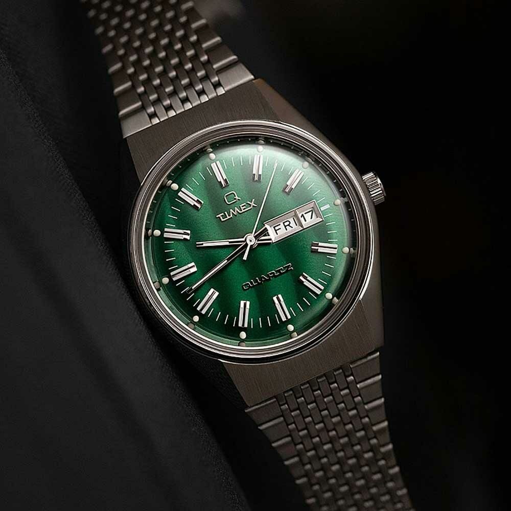 Q Timex Falcon Eye TW2U95400 38mm 復古款 鋼帶石英錶