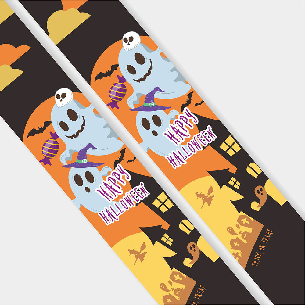 公版全彩餐盒腰封 H33-萬聖橘