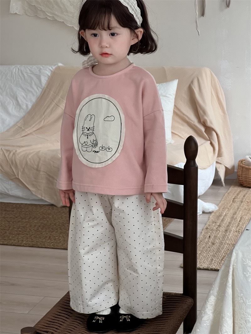 小兔貼布上衣（2色）