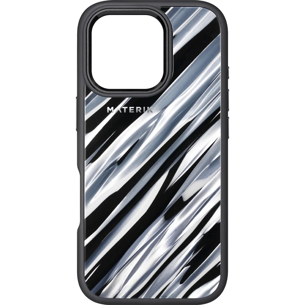 Materik iPhone 16 保護殼 - 白色天使魚花紋