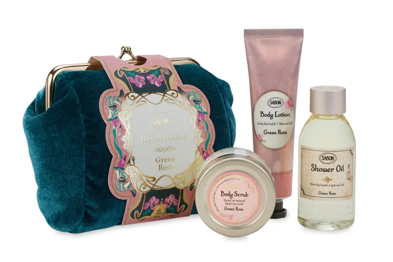 [限定] SABON Velvet Gift Green Rose