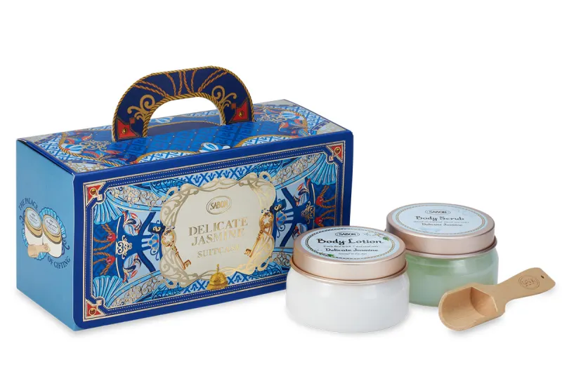 [限定] SABON Suitcase Gift Delicate Jasmine