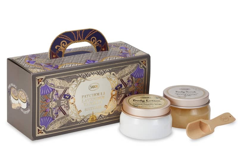 [限定] SABON Suitcase Gift Patchouli, Lavender, Vanilla