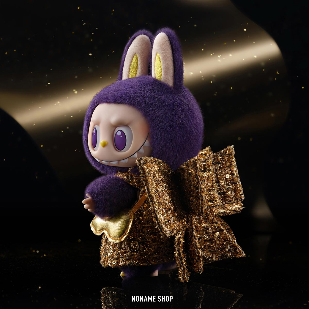 LABUBU x PRONOUNCE - WINGS OF FORTUNE 搪膠毛絨吊卡公仔服裝紫色