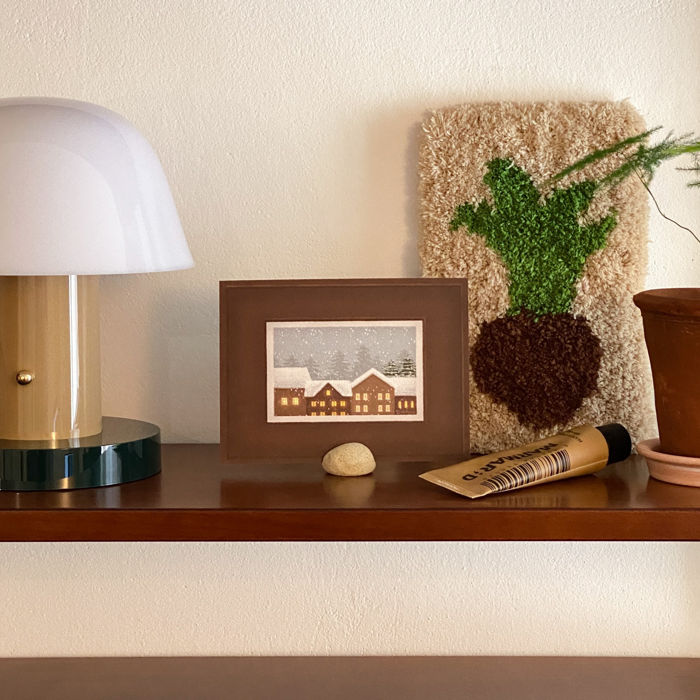 明信片┃冬日雪屋