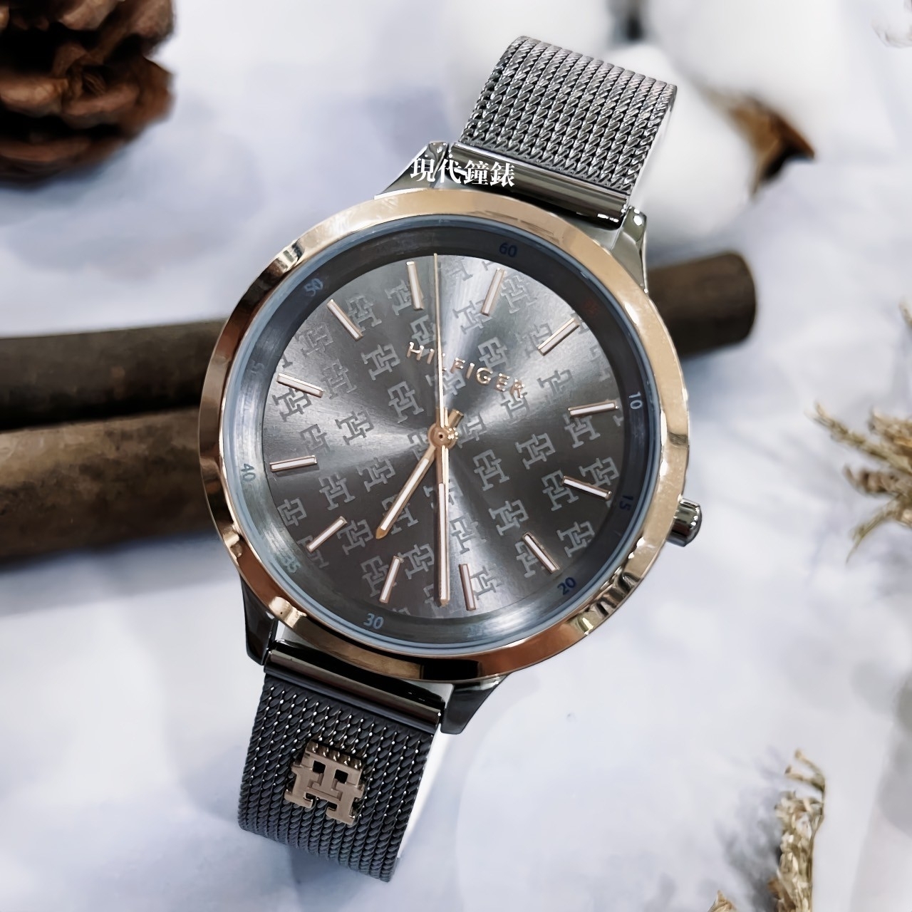 【Tommy Hilfiger】時尚滿版Lady腕錶1782587 36mm 現代鐘錶