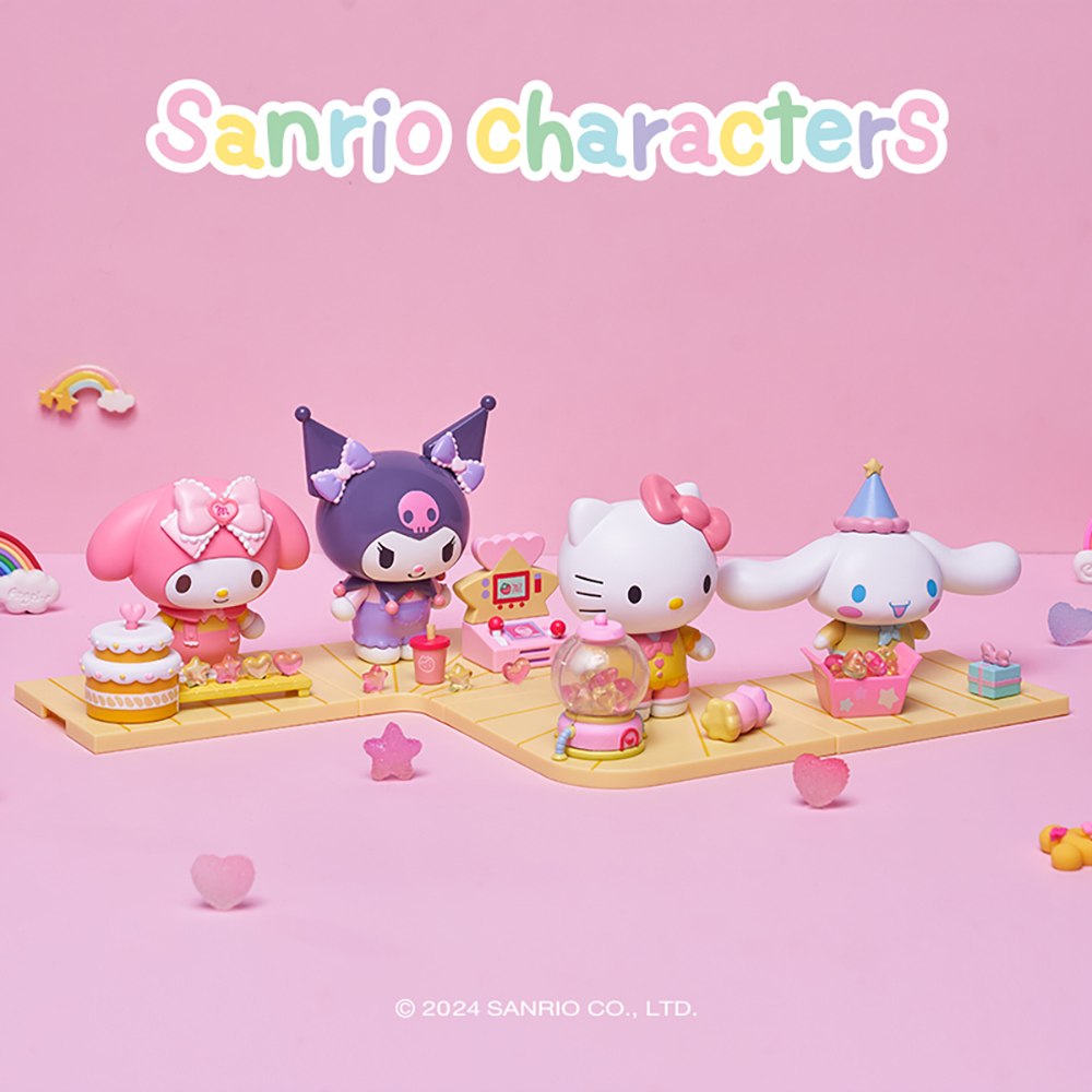Sanrio 組裝公仔糖果工廠系列-Hello Kitty/大耳狗/美樂蒂/酷洛米