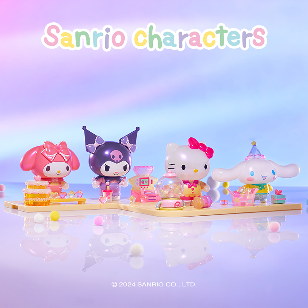 Sanrio 組裝公仔糖果工廠系列-Hello Kitty/大耳狗/美樂蒂/酷洛米