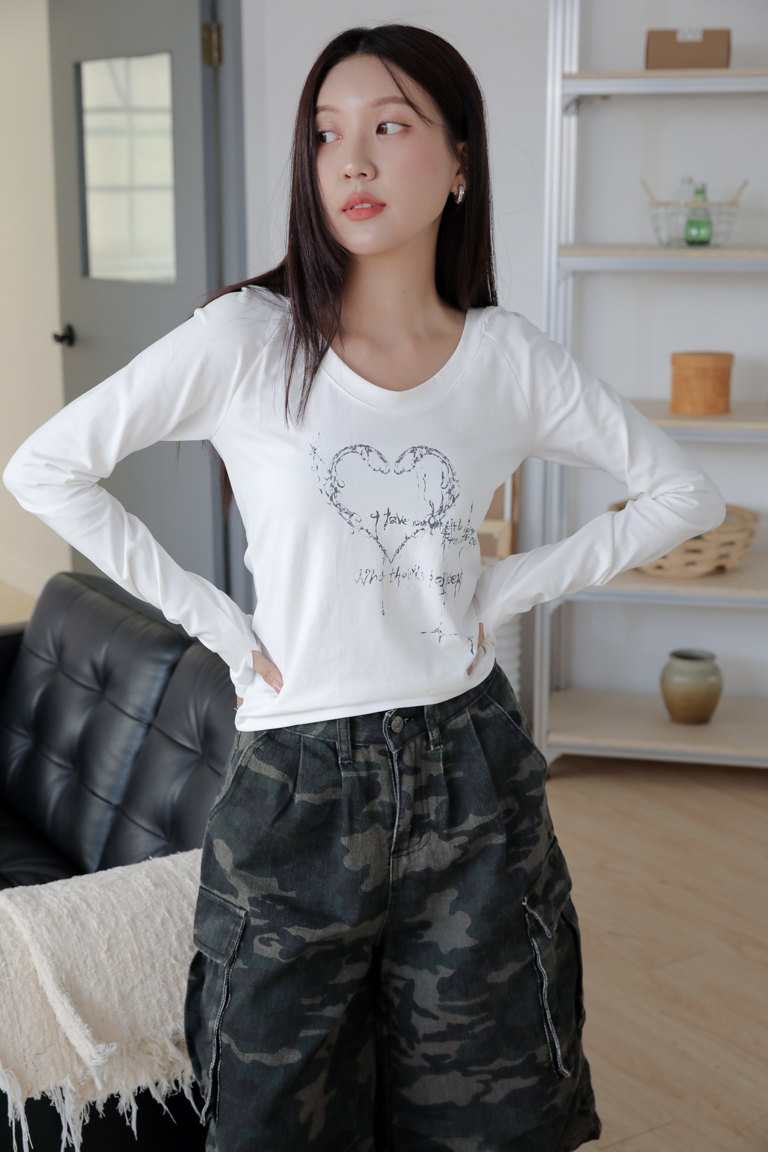 Vintage Hoodie Tee #連帽上衣