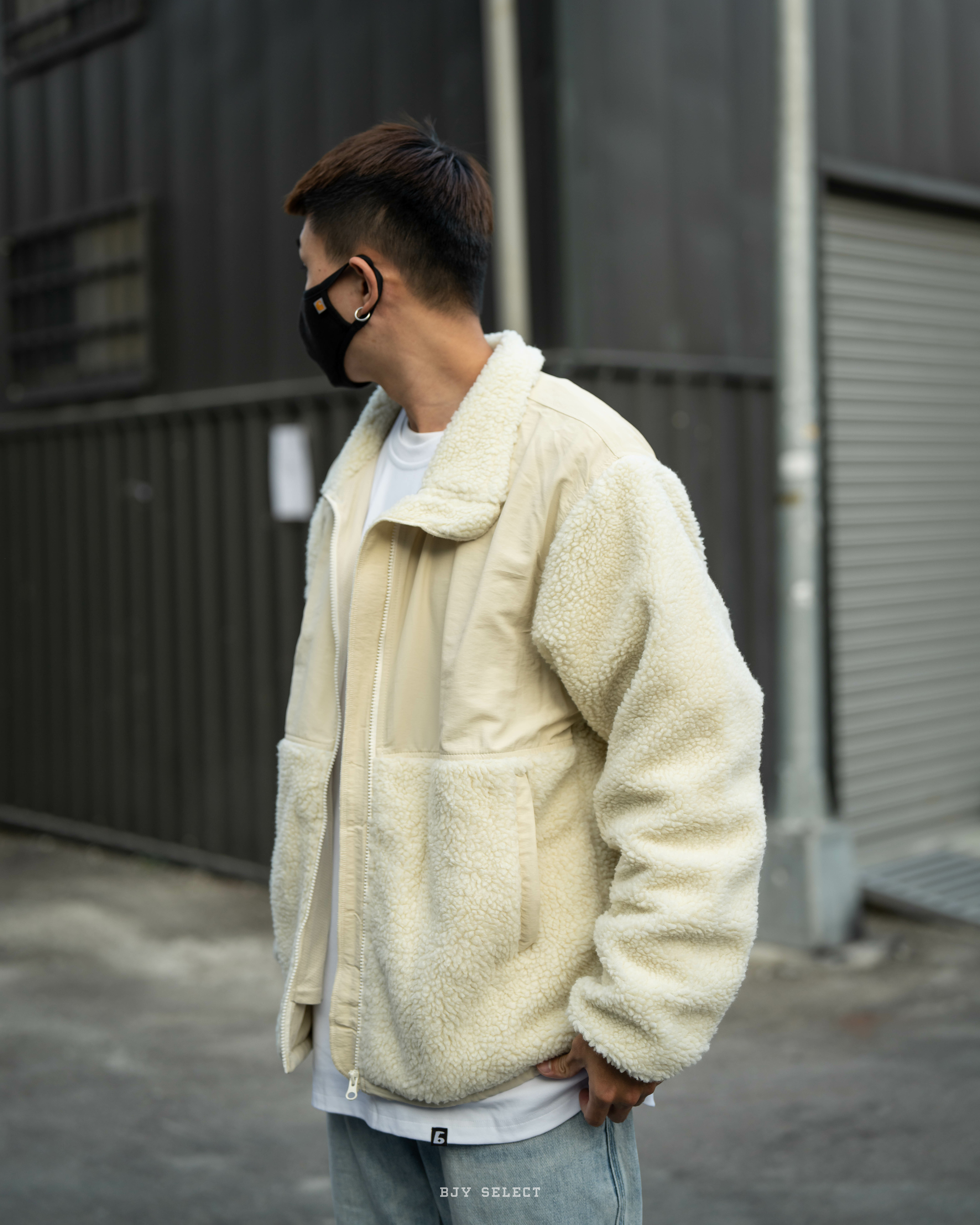 # 現貨 United Athle 日本UA 立領 羊羔毛 拼接 保暖外套 3749501