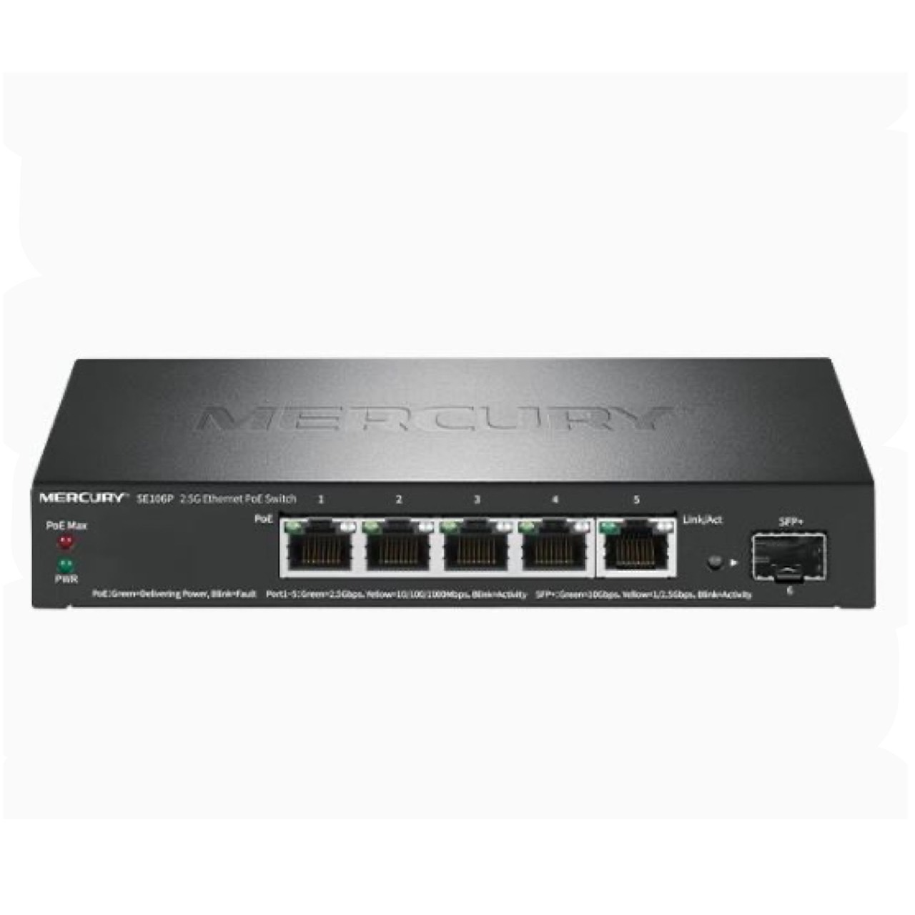 MERCUSYS 水星 SE106P 2.5G POE 交換器