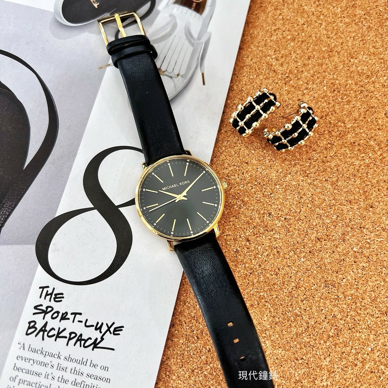 【MICHAEL KORS】簡約風采真皮腕錶MK2747 38m 現代鐘錶