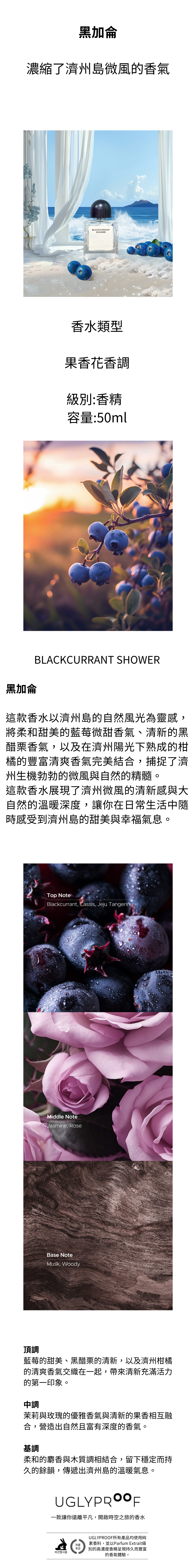 黑加侖香水瓶,設計時尚,散發濃郁的黑加侖果香,帶有甜美與微酸的果香調,容量為50ml,適合充滿活力和個性的人群使用。