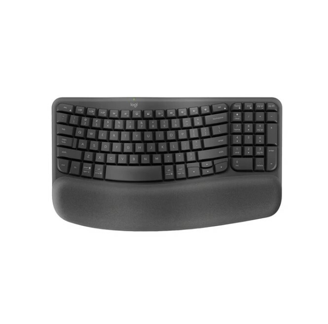 Logitech Wave Keys 無線人體工學鍵盤(平行進口)