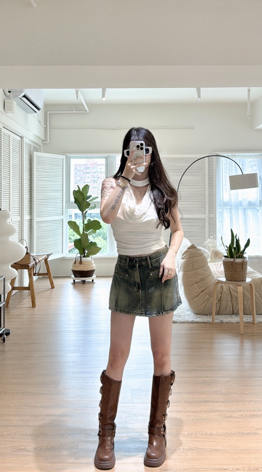 港風高級感御姐皮革靴🍂