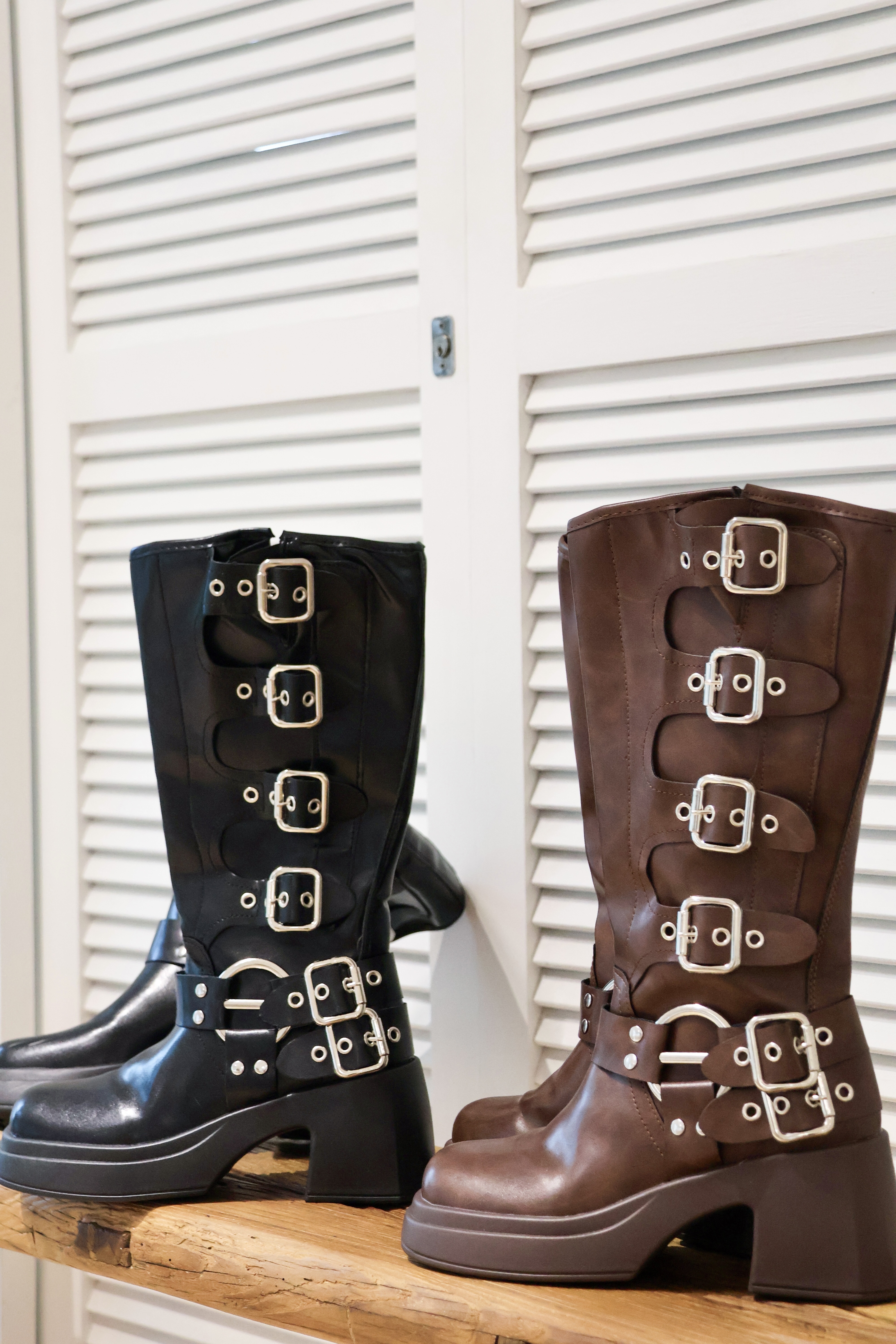 港風高級感御姐皮革靴🍂