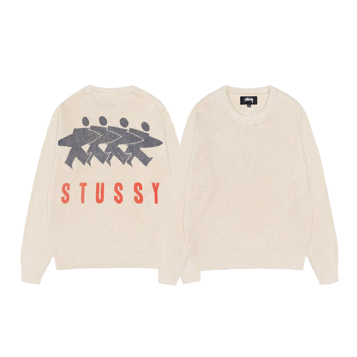 【車庫服飾】Stussy Surfman Icon Cotton Linen Crew