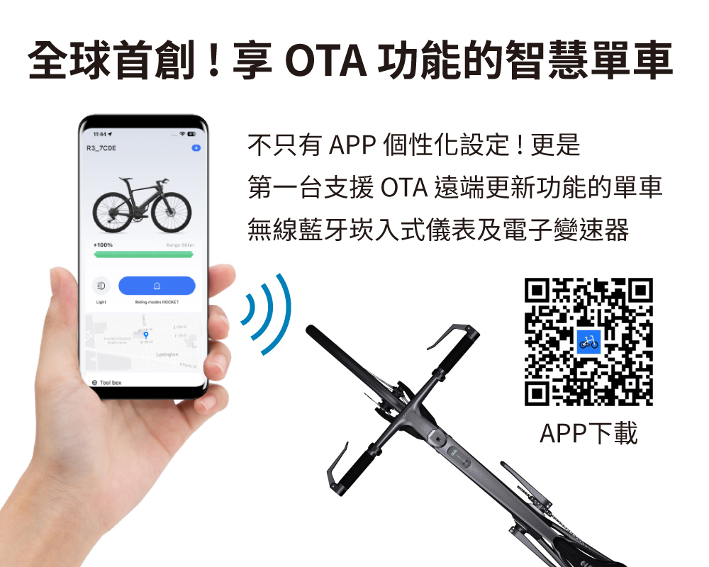 CyberCycle R3 Urban Racer 百分百碳纖維 電輔公路車