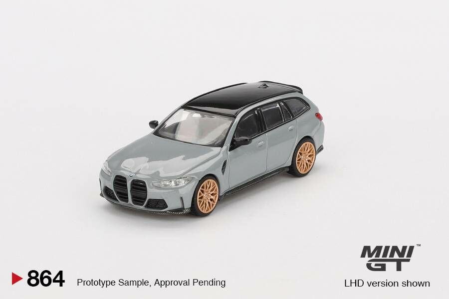 【預訂】Mini GT #864 BMW M3 Competition Touring  Brooklyn Grey