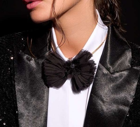 1CI0930-002 CATHERINE OSTI Bow "Lilly" Black (A-EU-E)