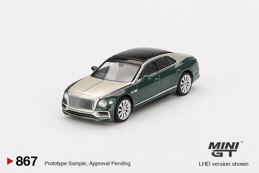 【預訂】Mini GT #867 Bentley Flying Spur White Sand Verdant