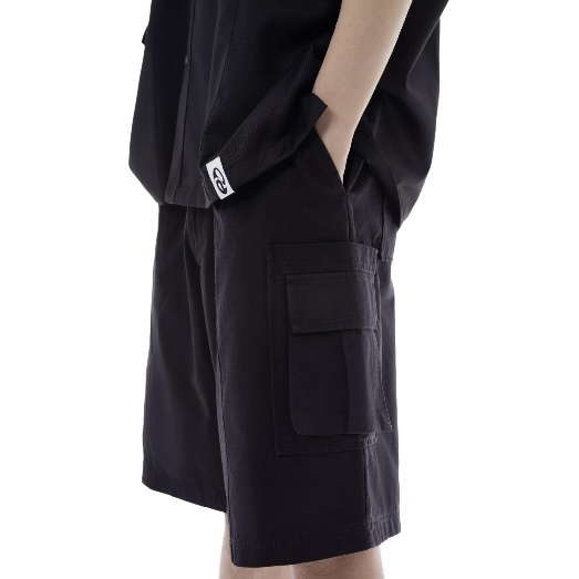 【Focus Store】現貨秒發 EGO FETCH Multi-Pocket Shorts 多口袋工裝短褲 黑色 PH1-23SSBPT0025