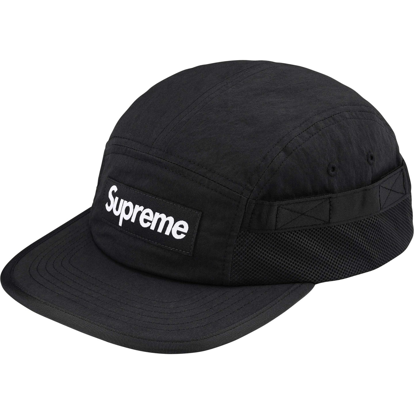 現貨┃Supreme 24FW Mesh Pocket Camp Cap 尼龍 口袋 五分割帽