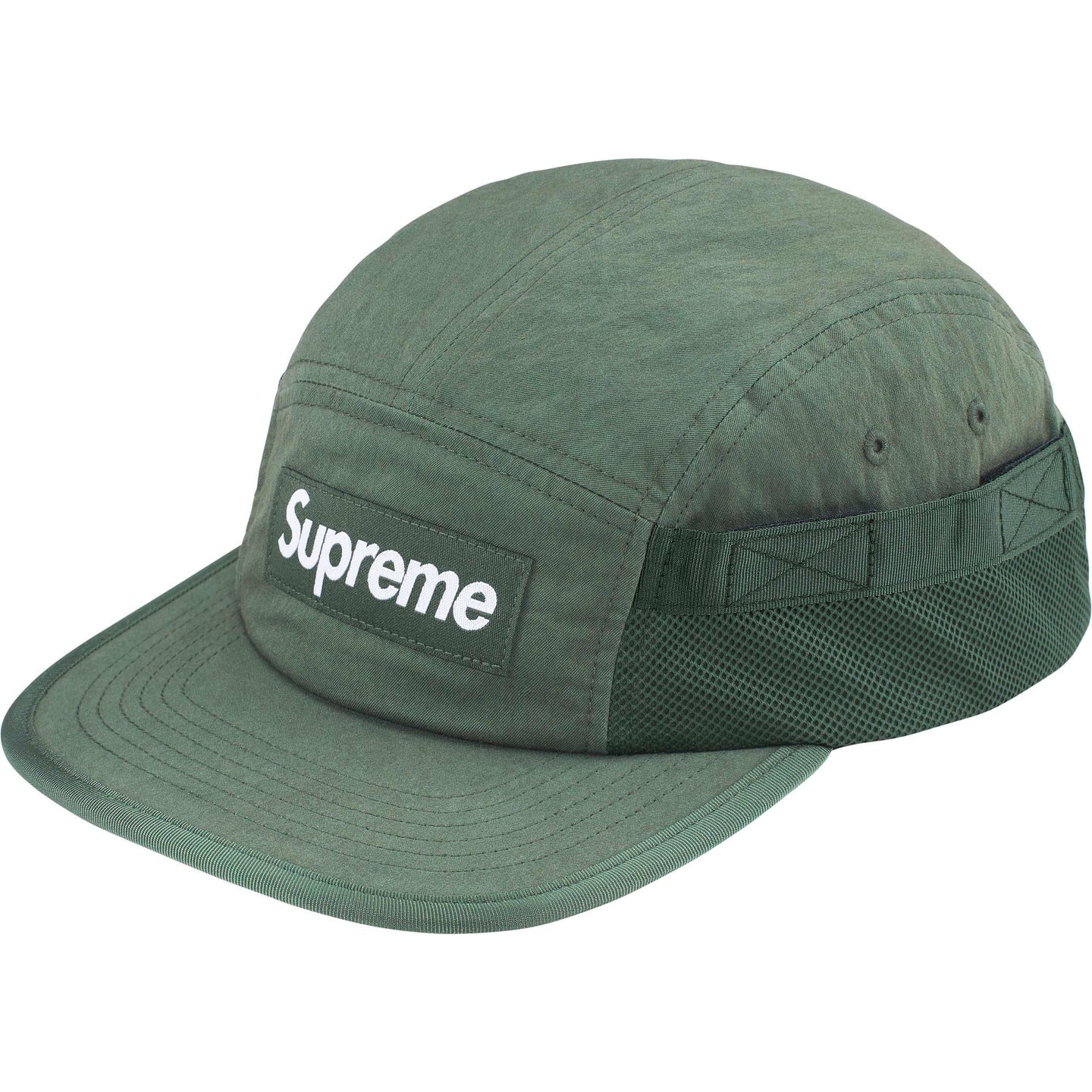 現貨┃Supreme 24FW Mesh Pocket Camp Cap 尼龍 口袋 五分割帽