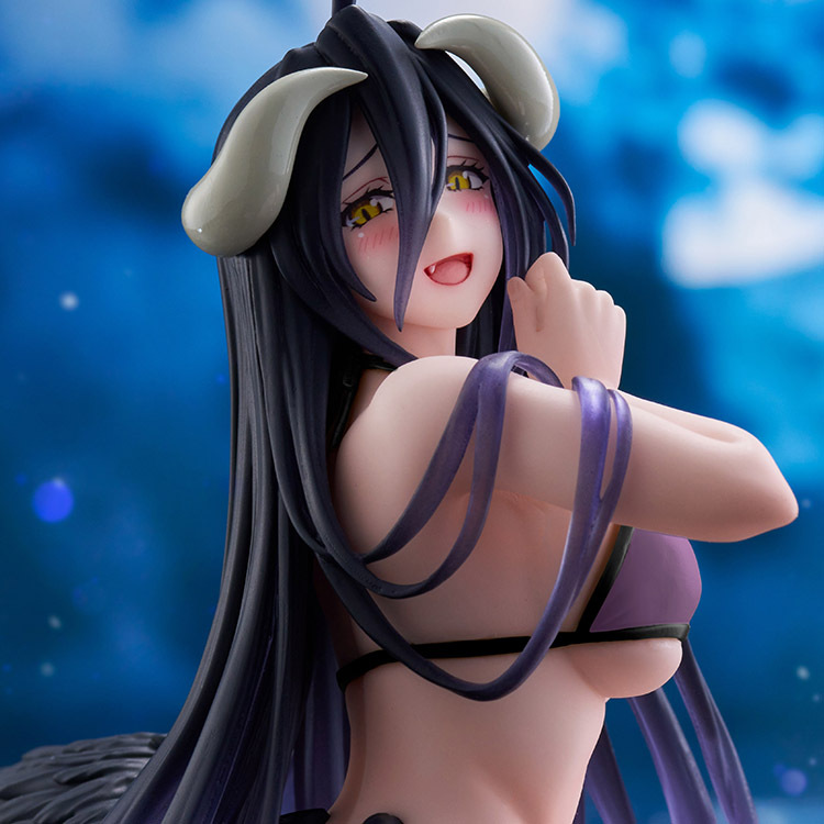 TAITO 景品 桌面可愛系列 Overlord 不死者之王 雅兒貝德 紫色泳裝Ver.更新版(高約 13cm)