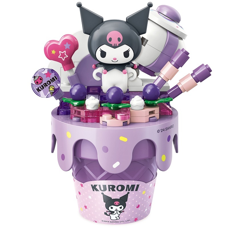 《 Qman 啟蒙積木 》 keepplay 三麗鷗 甜筒系列 -酷洛米