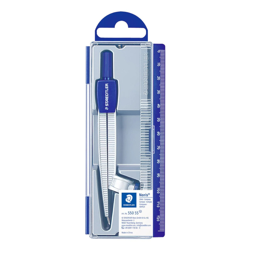 【STAEDTLER 施德樓】快樂學園 造型圓規組-萬用型 MS550 55