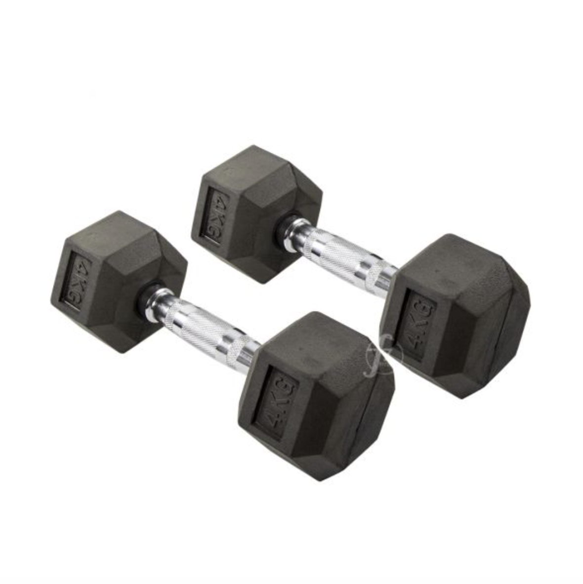 包膠六角啞鈴4KG/雙入