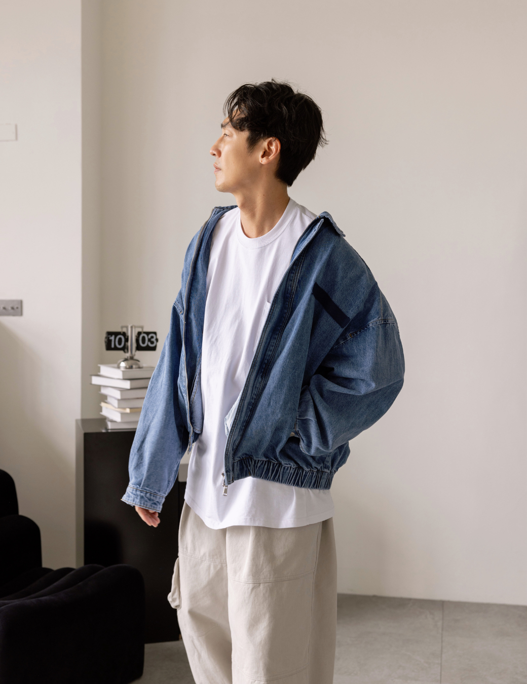 時髦質感牛仔外套（2色）