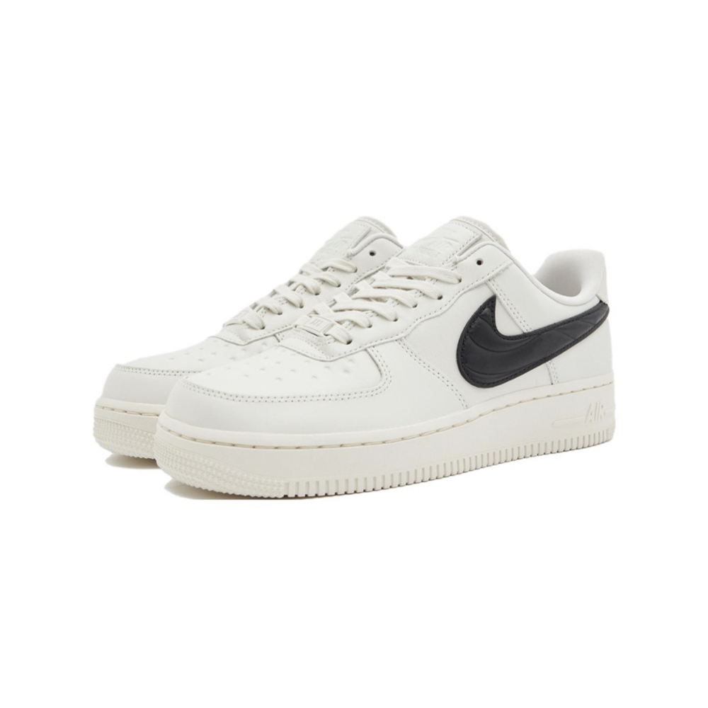 W Nike Air Force 1 '07 全白黑浮雕勾 FV1182-001