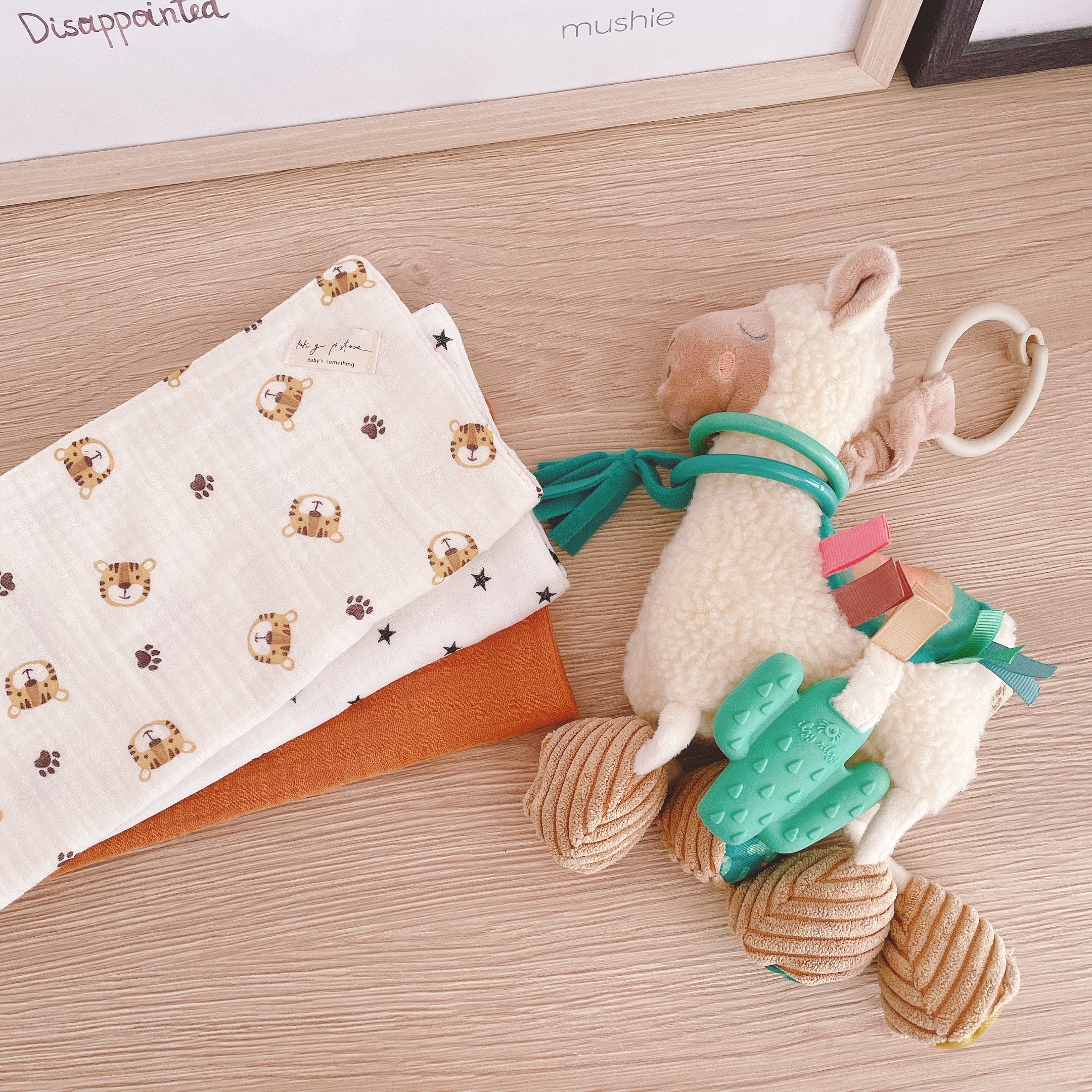 Hi Y.P store-手作六層紗紗布巾-虎虎生風(3件組)