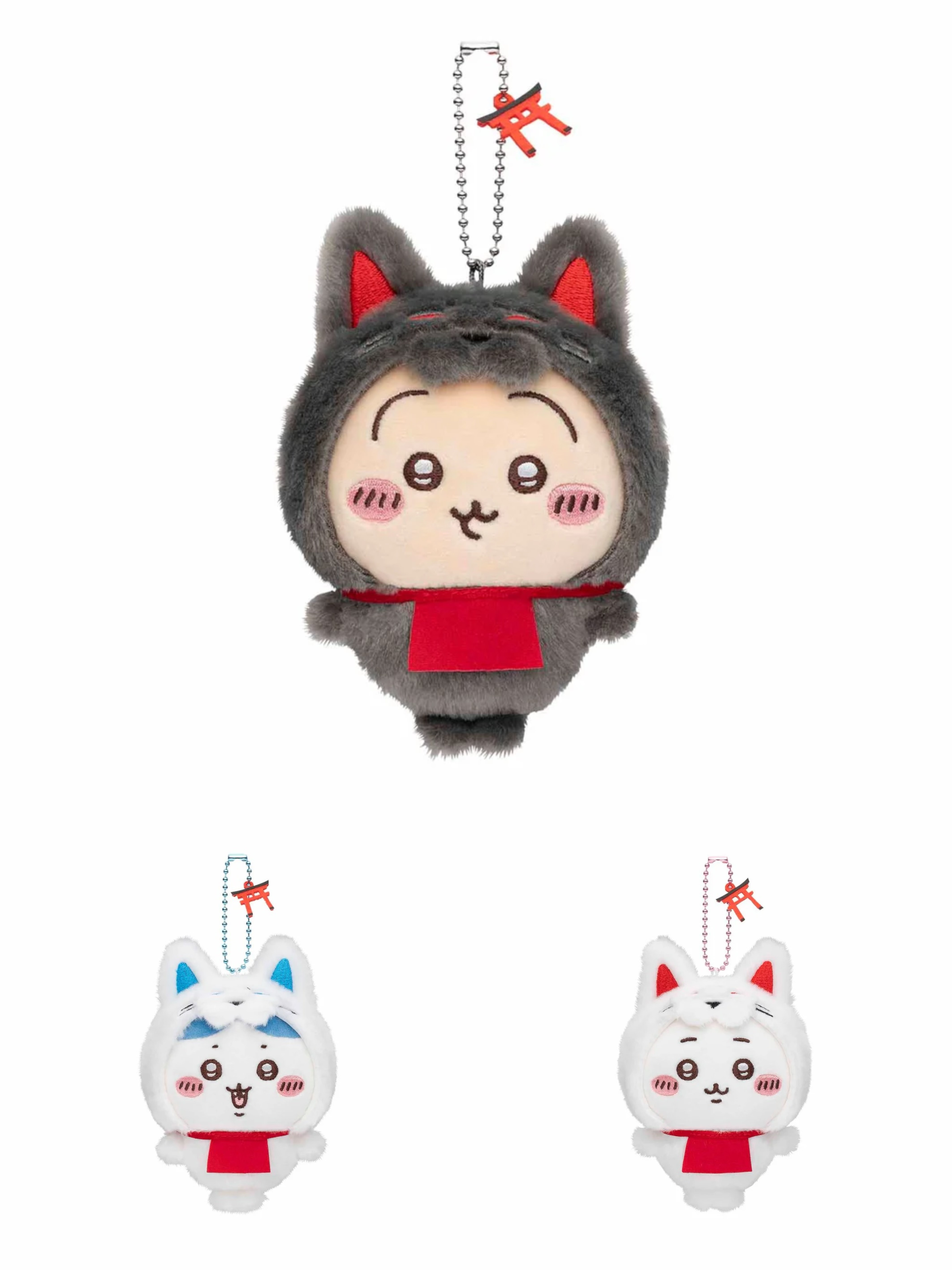 日本限定 chiikawa 伏見稻荷 吉伊卡哇 可愛掛飾
